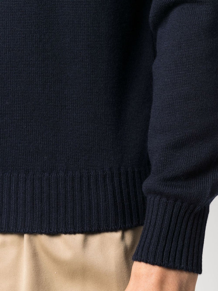 Fileria Herren Pullover mit Rundhalsausschnitt in blau 4