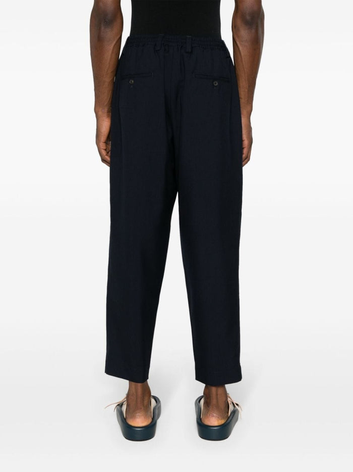 Marni Blue Men's Tapered Leg Trousers 3