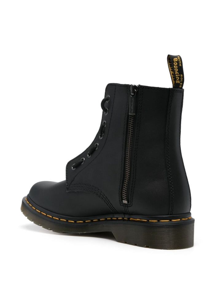 Dr.martens Black Women's Shoes Boots 1460 Pascal with Side Zip 4