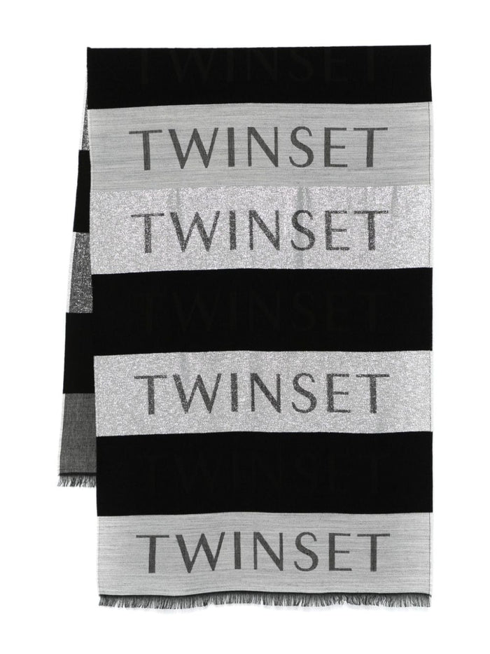 Twinset Scarf Black Women 1