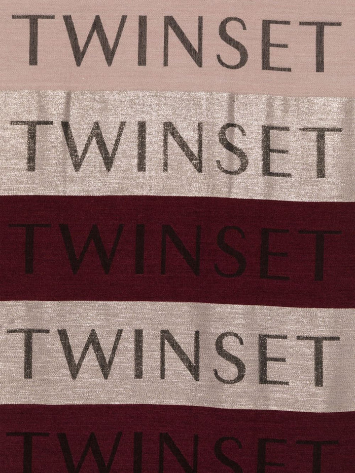 Twinset Scarf White Woman 2