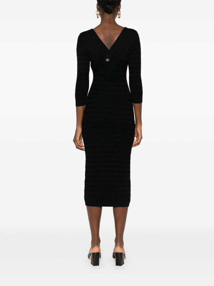 Twinset Black Dress Woman 3