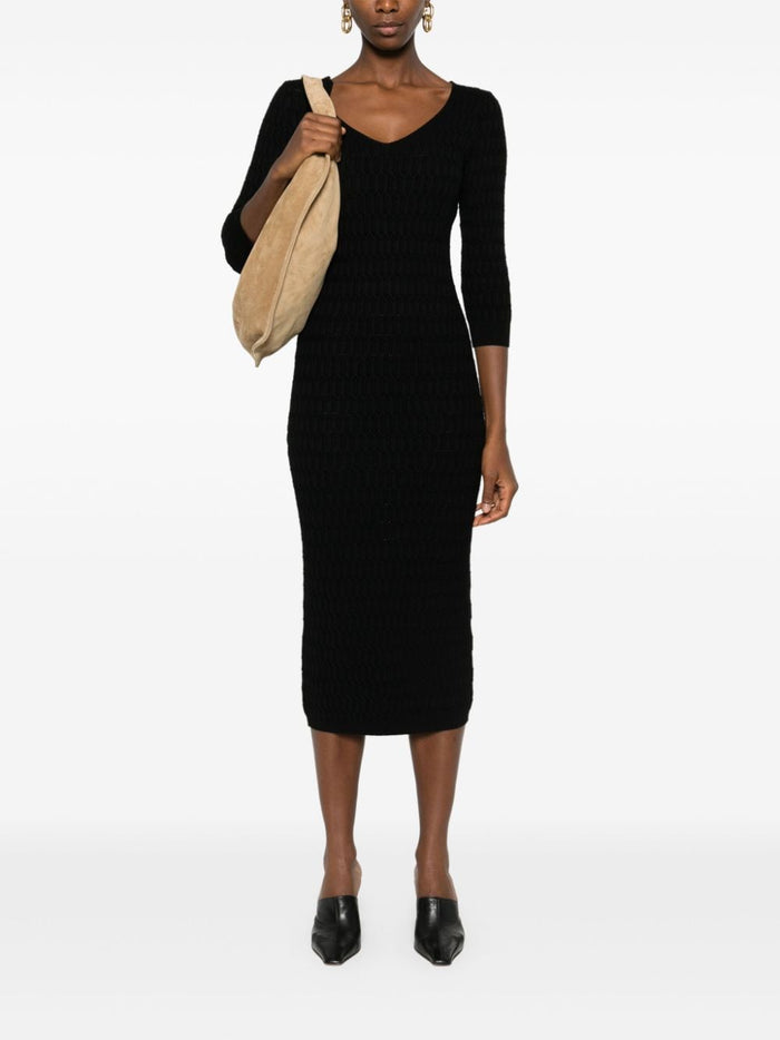 Twinset Black Dress Woman 5