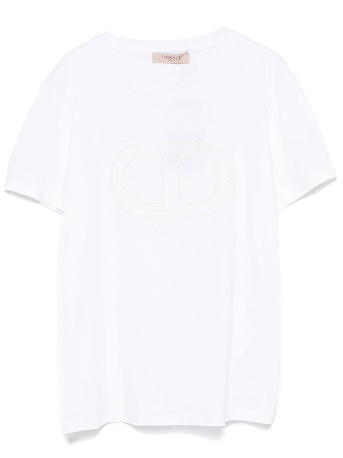 Twinset T-shirt Bianco Donna 1