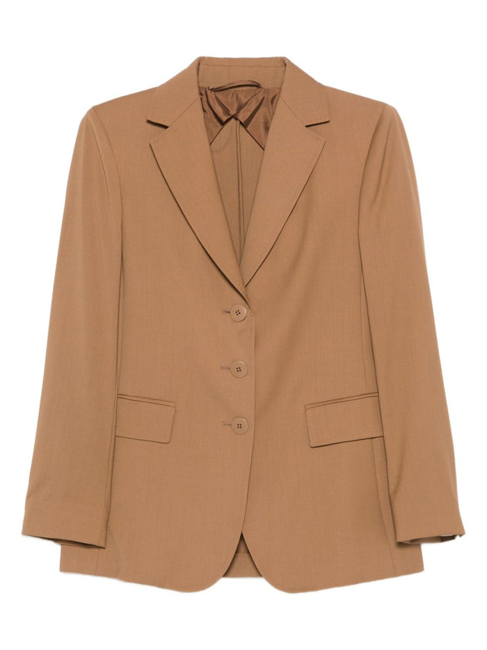 Max Mara Giacca Marrone Donna Monopetto 5