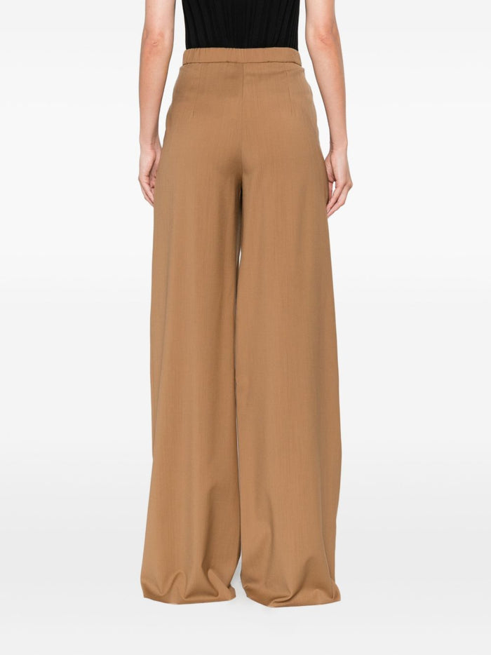 Max Mara Damen Hose mit Kordelzug in braun 3