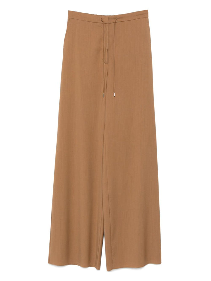 Max Mara Damen Hose mit Kordelzug in braun 5