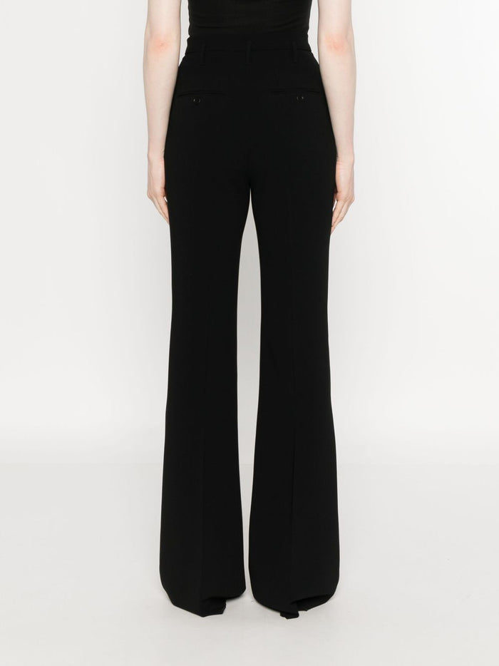 Max Mara Pantalone Nero Donna a Vita Alta 3