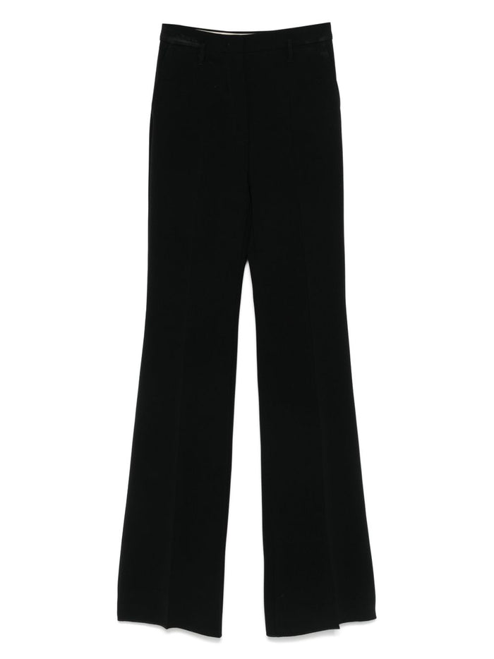 Max Mara Pantalone Nero Donna a Vita Alta 5