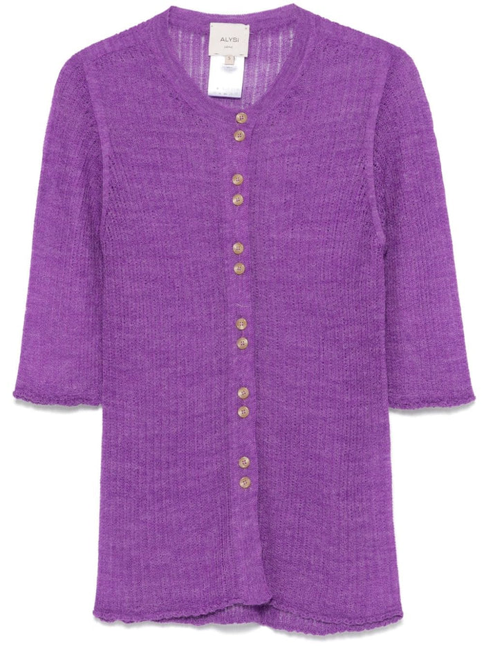 Alysi Purple Cardigan Women 1