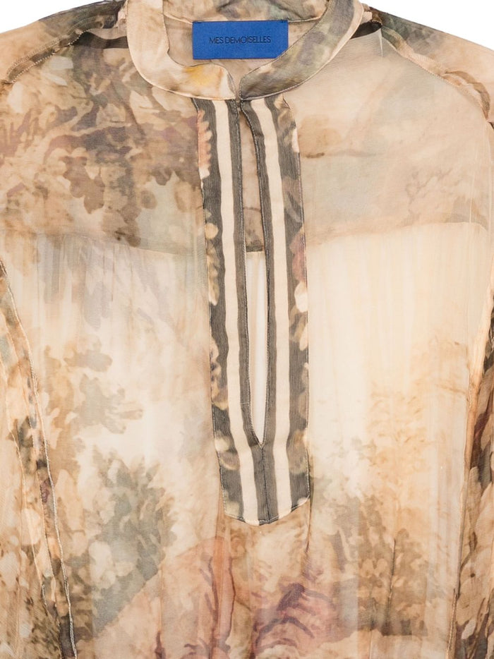Mes Demoiselles Damen Mehrfarbiges Hemd 2