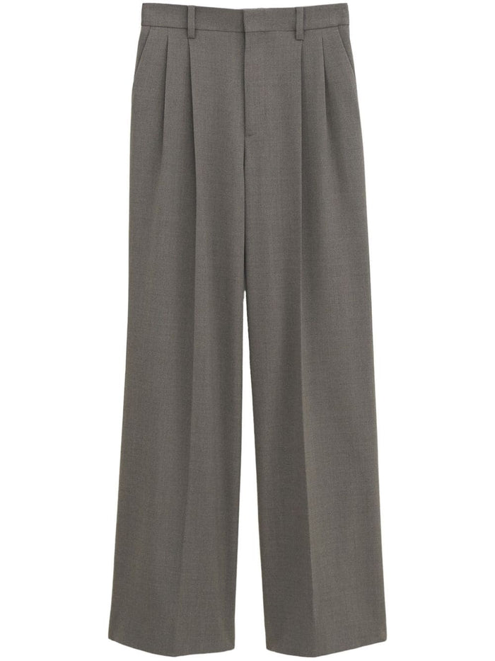 Filippa K Pantalone Marrone Donna Gamba Ampia 3