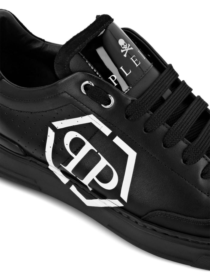 Philipp Plein Scarpa Nero Uomo Logo Hexagon 2