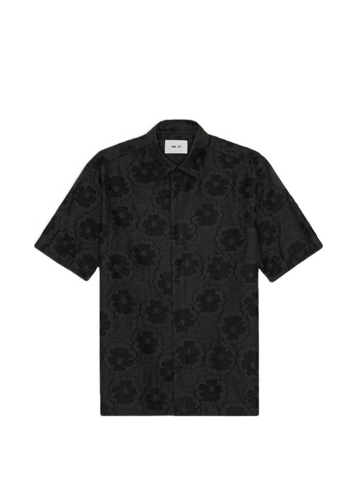 Nn.07 Camicia Nero Uomo 1