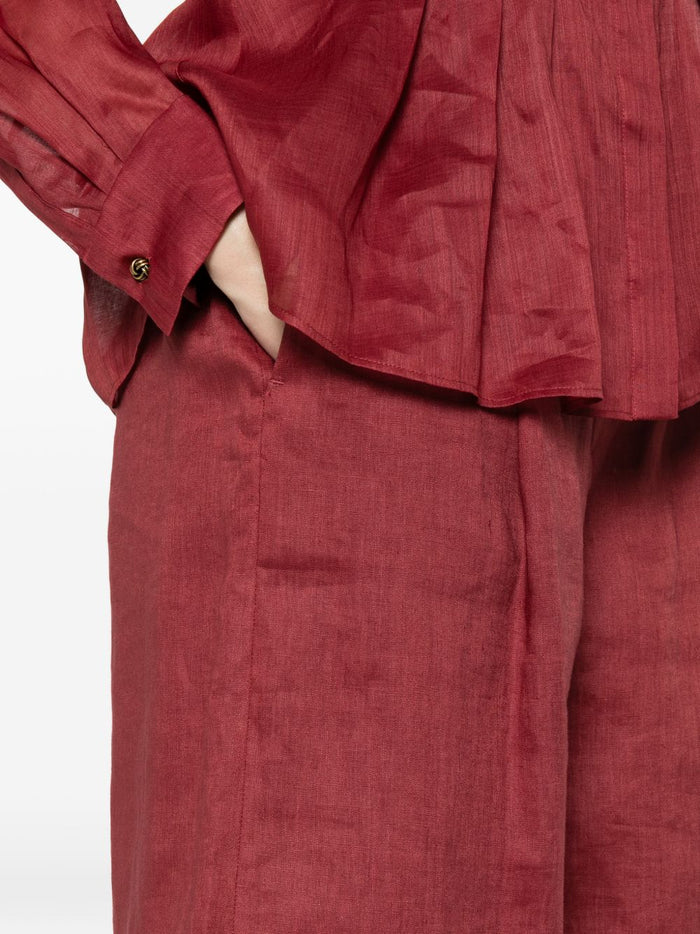 Max Mara Pantalone Caravan Donna Rosso 4