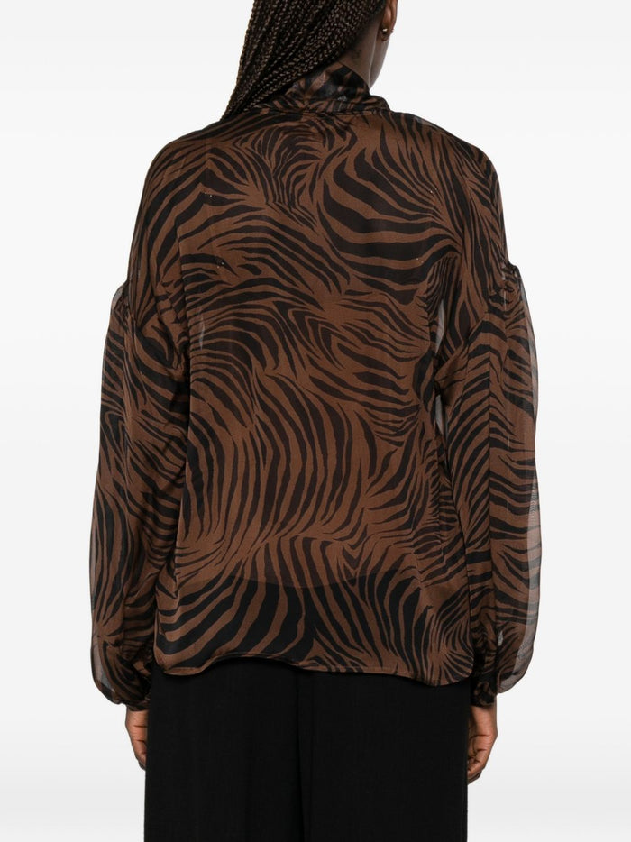 Max Mara Camicia Marrone Donna 2