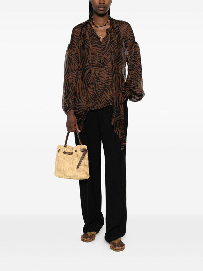 Max Mara Camicia Marrone Donna 4