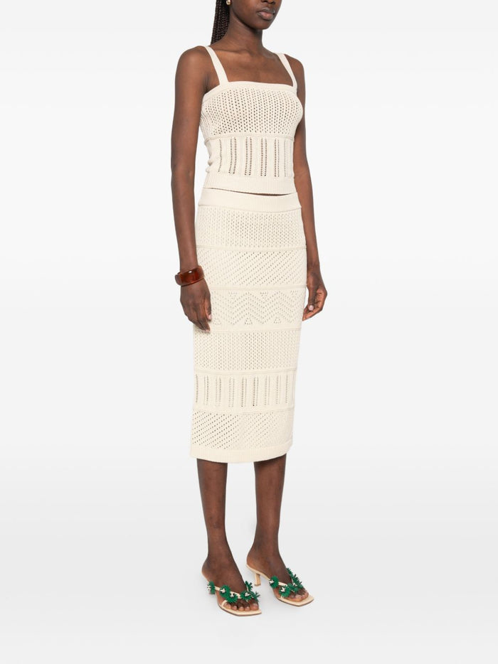 Max Mara Gonna Mito Donna Beige 2