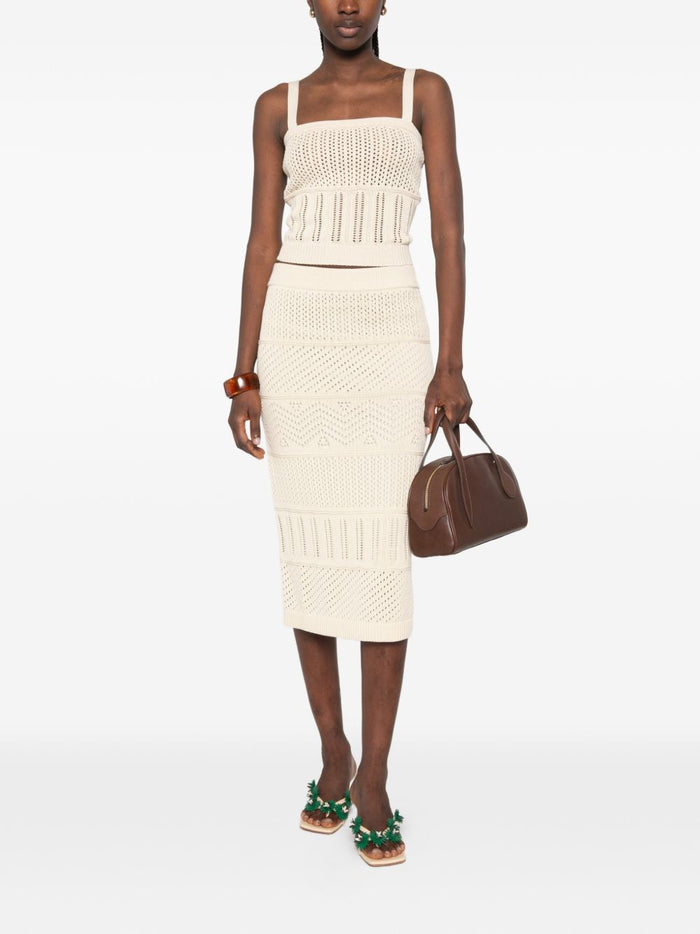 Max Mara Top Pesi Donna Beige 2