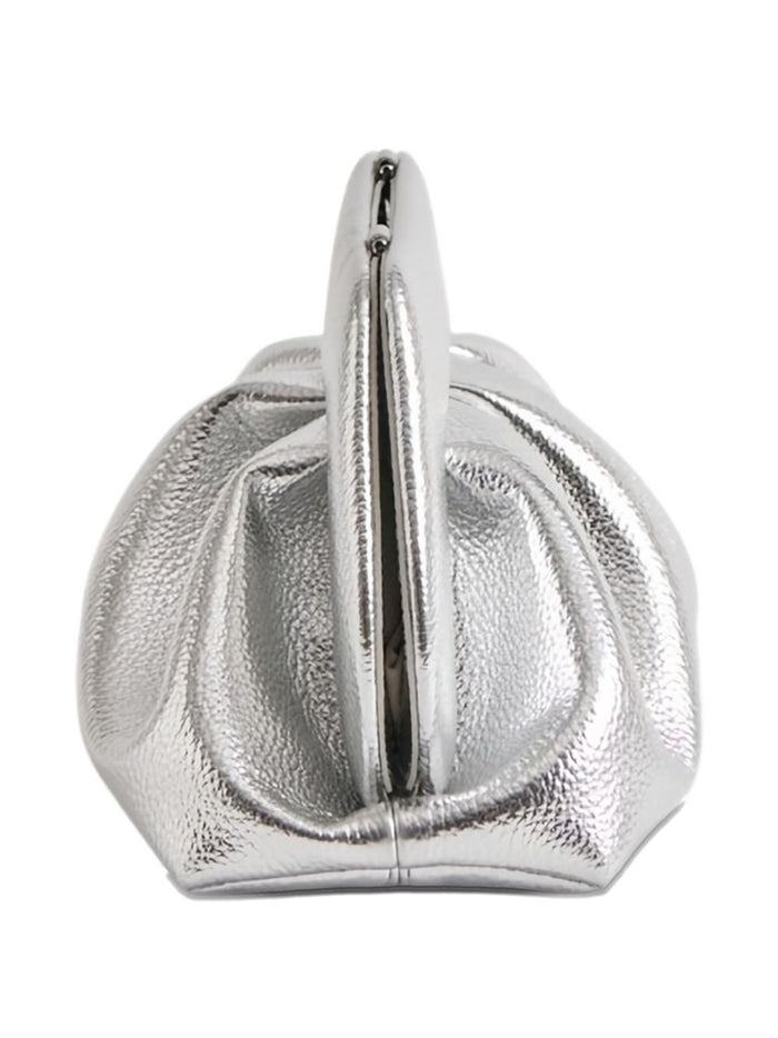 Themoire Borsa Argento Donna Bios Medium Bottalato Laminato 3