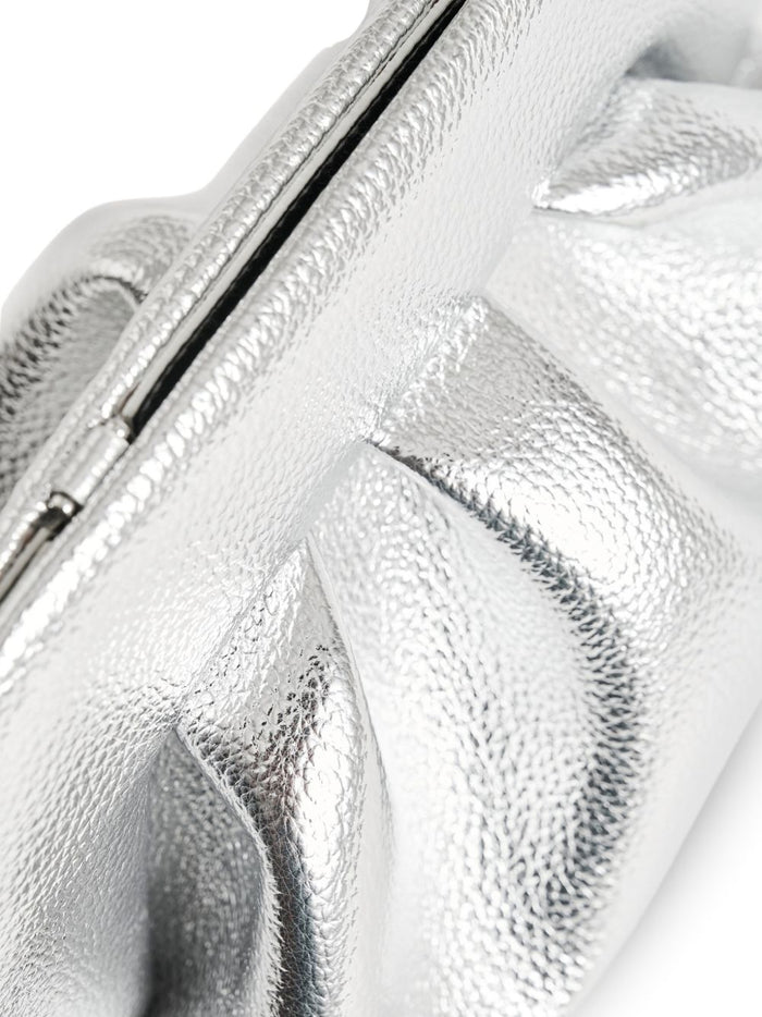 Themoire Borsa Argento Donna Bios Medium Bottalato Laminato 4