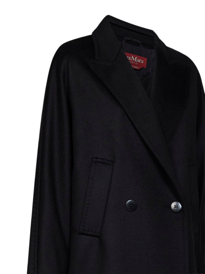 Max Mara Studio Cappotto Nero Donna 2
