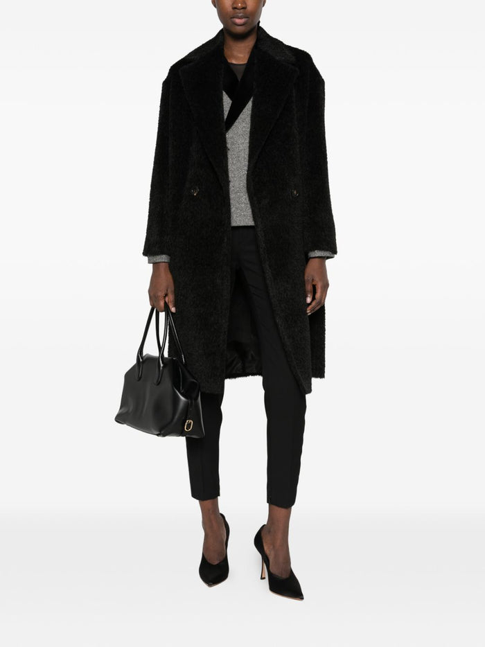 Max Mara Studio Cappotto Nero Donna 2