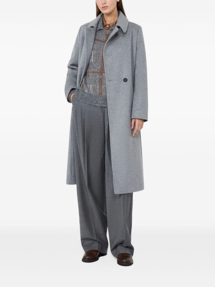 Max Mara Studio Cappotto Grigio Donna 5