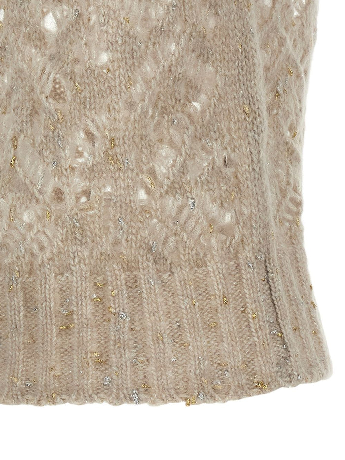Max Mara Studio Gilet Beige Donna 2