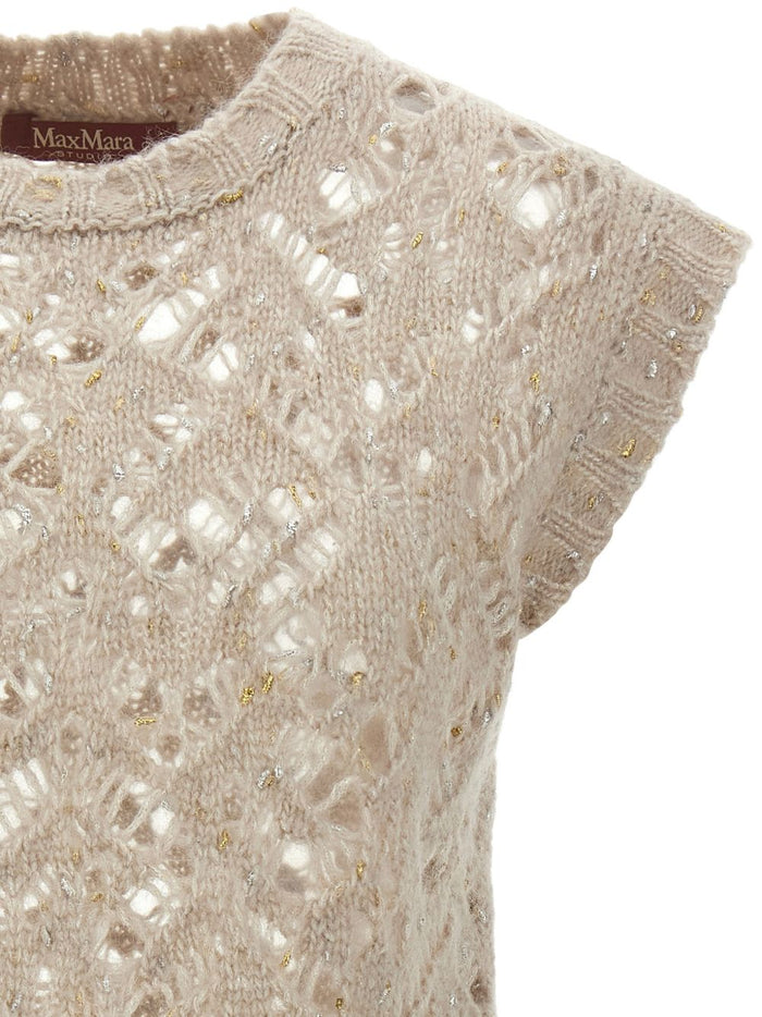 Max Mara Studio Gilet Beige Donna 3