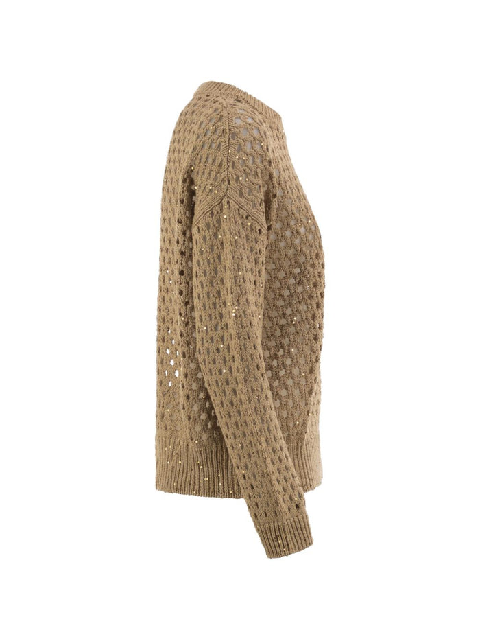 Max Mara Studio Maglia Marrone Donna 3