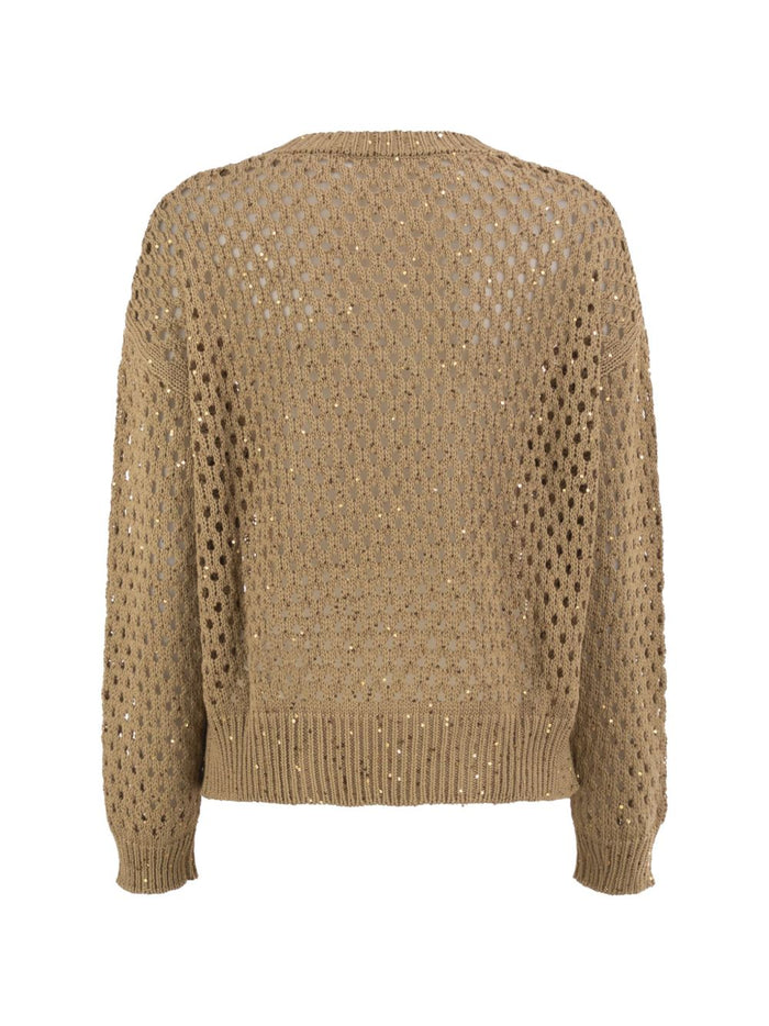Max Mara Studio Maglia Marrone Donna 4