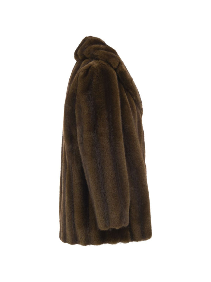 Max Mara Studio Giaccone Marrone Donna 4