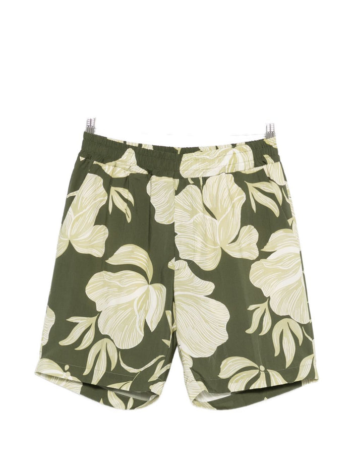 Altea Bermuda Floreale Uomo Verde-Bianco 5