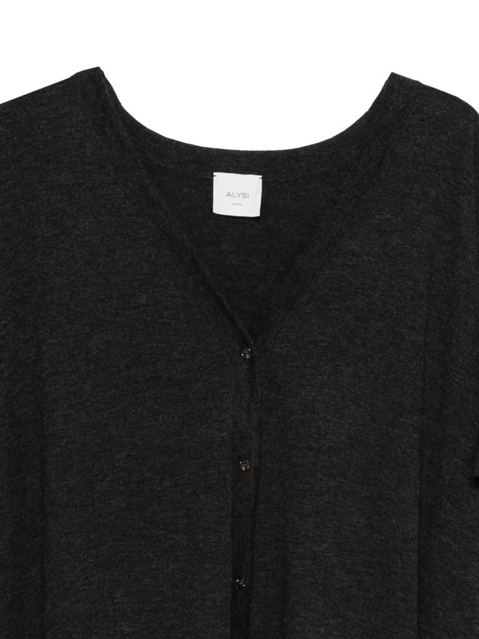 Alysi Damen Strickjacke in grau 3