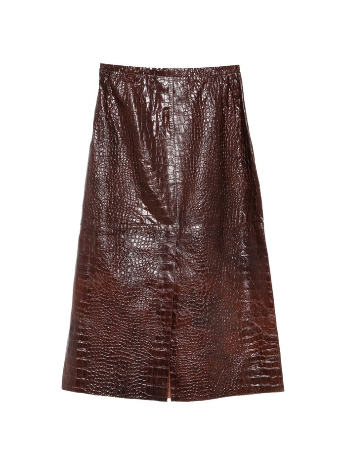 Alysi Gonna Marrone Donna 2
