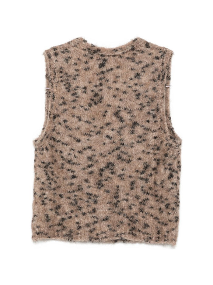 Alysi Gilet Marrone Donna 2