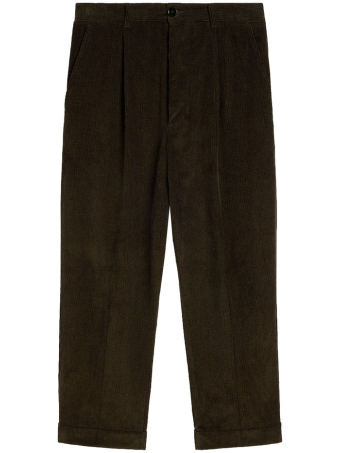 Ami Alexandre Mattiussi Pantalone Marrone Uomo Crop 6