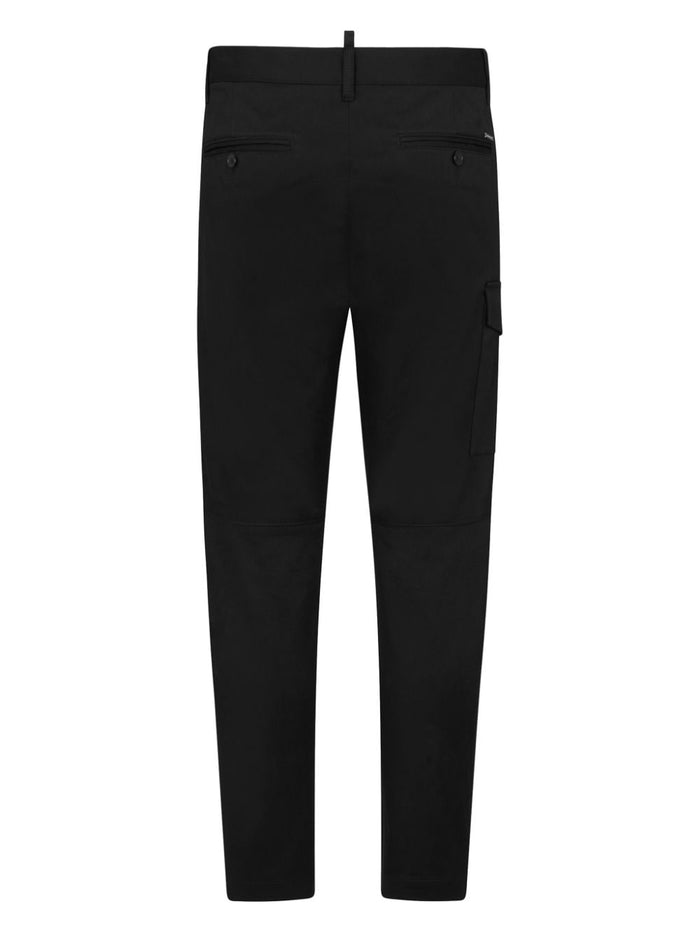 Dsquared2 Pantalone Nero Uomo Cargo Skinny 2