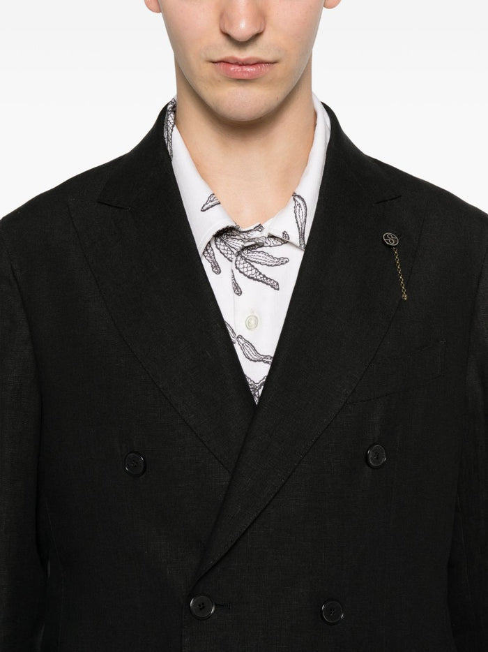 Santaniello Men's Black Suit 5