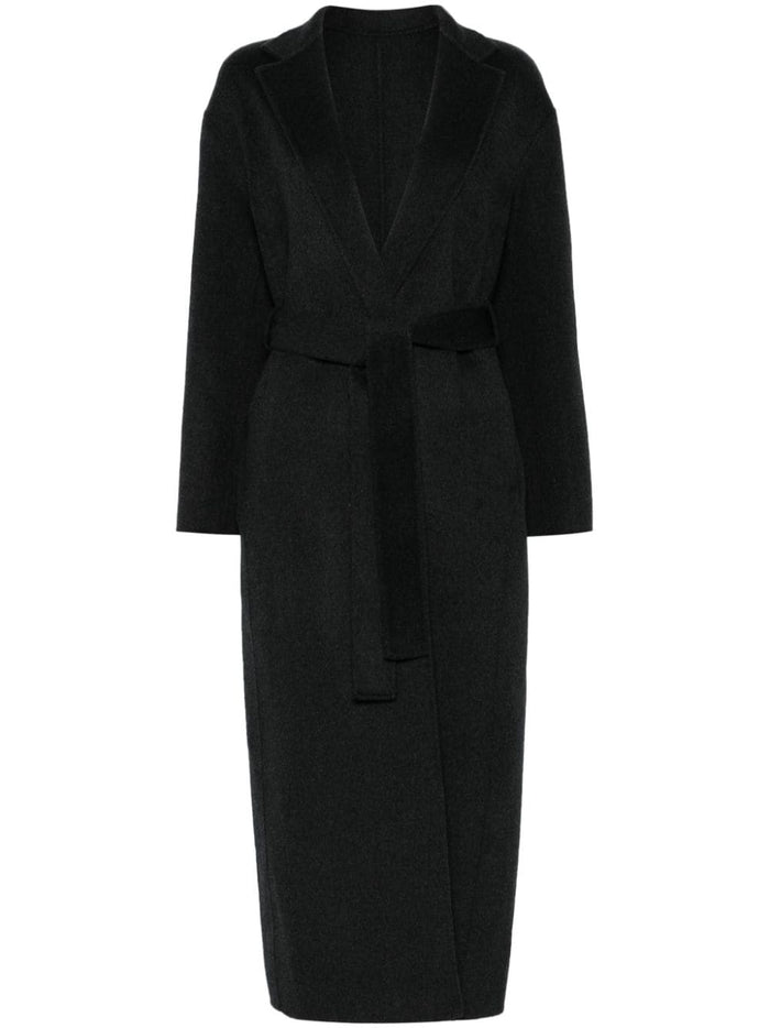 Filippa K Cappotto Grigio Donna con Cintura 5