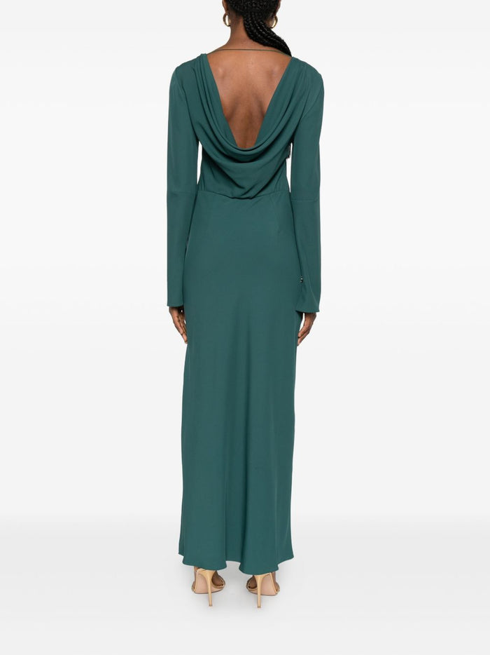 Patrizia Pepe Green Dress Woman 2