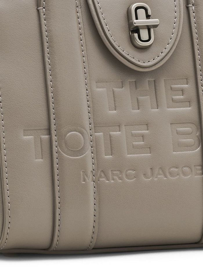 Marc Jacobs The Turnlock Crossbody Tote Bag Donna Borsa Grigio 5