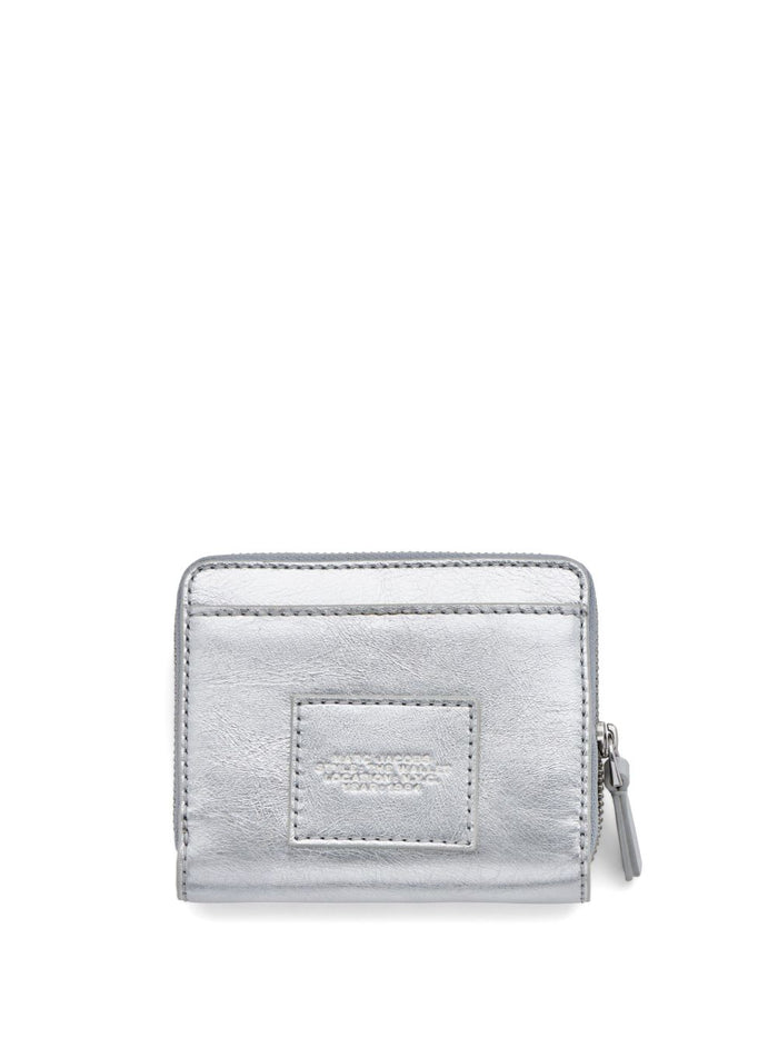 Marc Jacobs Donna Portafogli Argento Mini Compact Wallet 2
