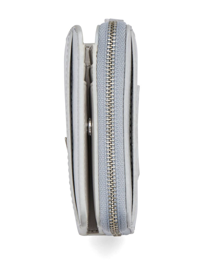 Marc Jacobs Donna Portafogli Argento Mini Compact Wallet 3