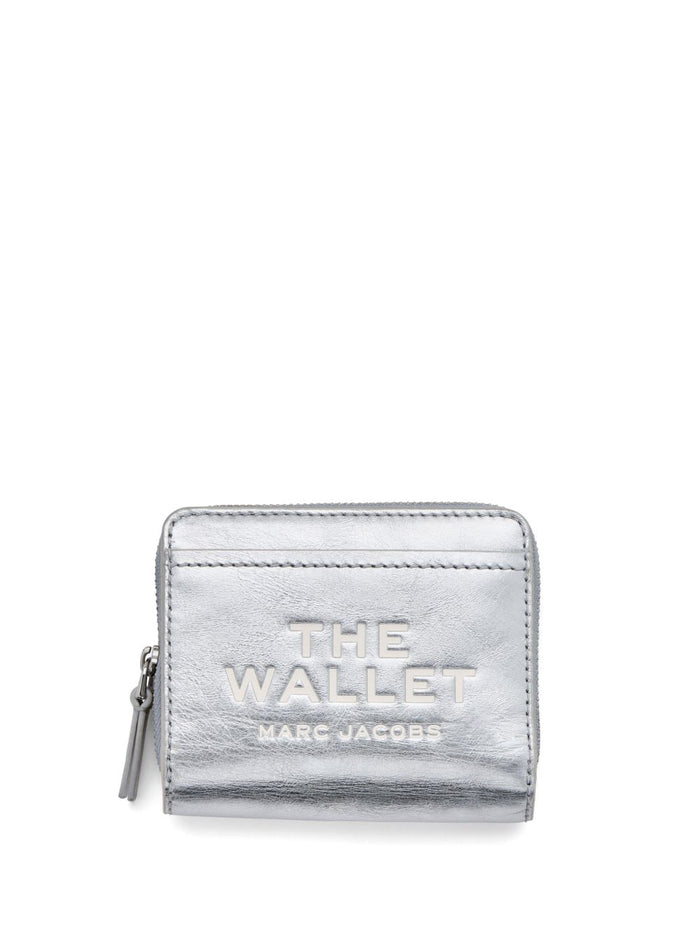 Marc Jacobs Donna Portafogli Argento Mini Compact Wallet 1