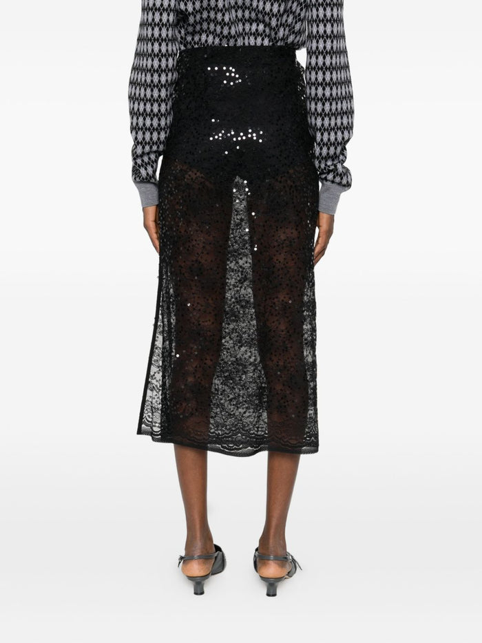 Patrizia Pepe Black Skirt Woman 5