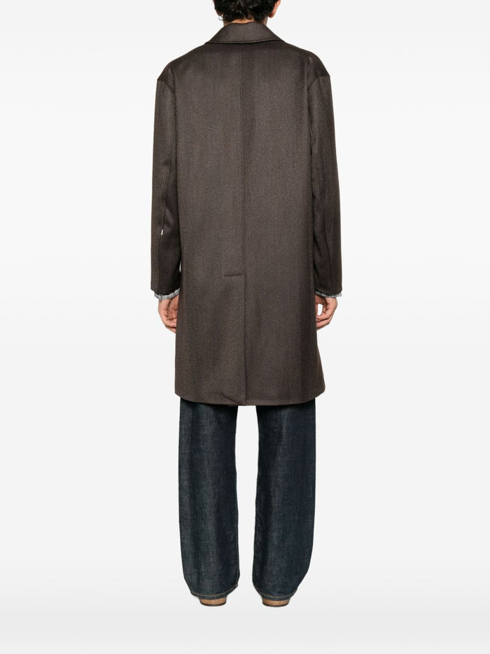 New York Cappotto Marrone Uomo 4