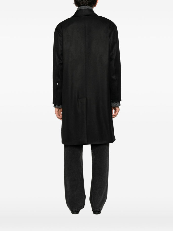 New York Cappotto Nero Uomo 5