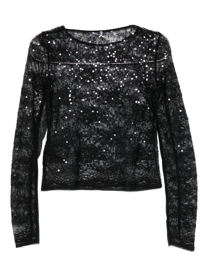 Patrizia Pepe Damen Pullover in schwarz 3